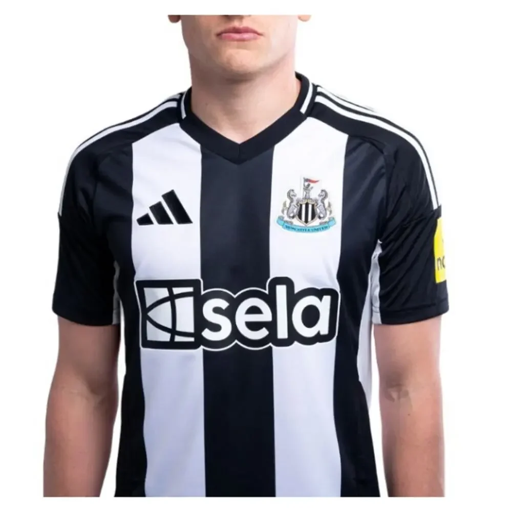 Adidas White Black Newcastle United adidas Men's 24/25 Home Shirt Size L